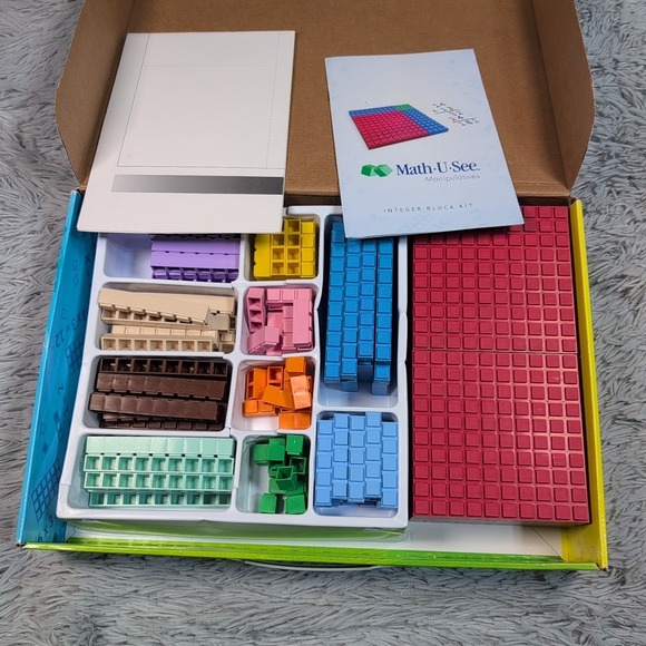 Math U See Manipulatives Integer Block Kit Homeschool Math Classroom Learning - Picture 8 of 8